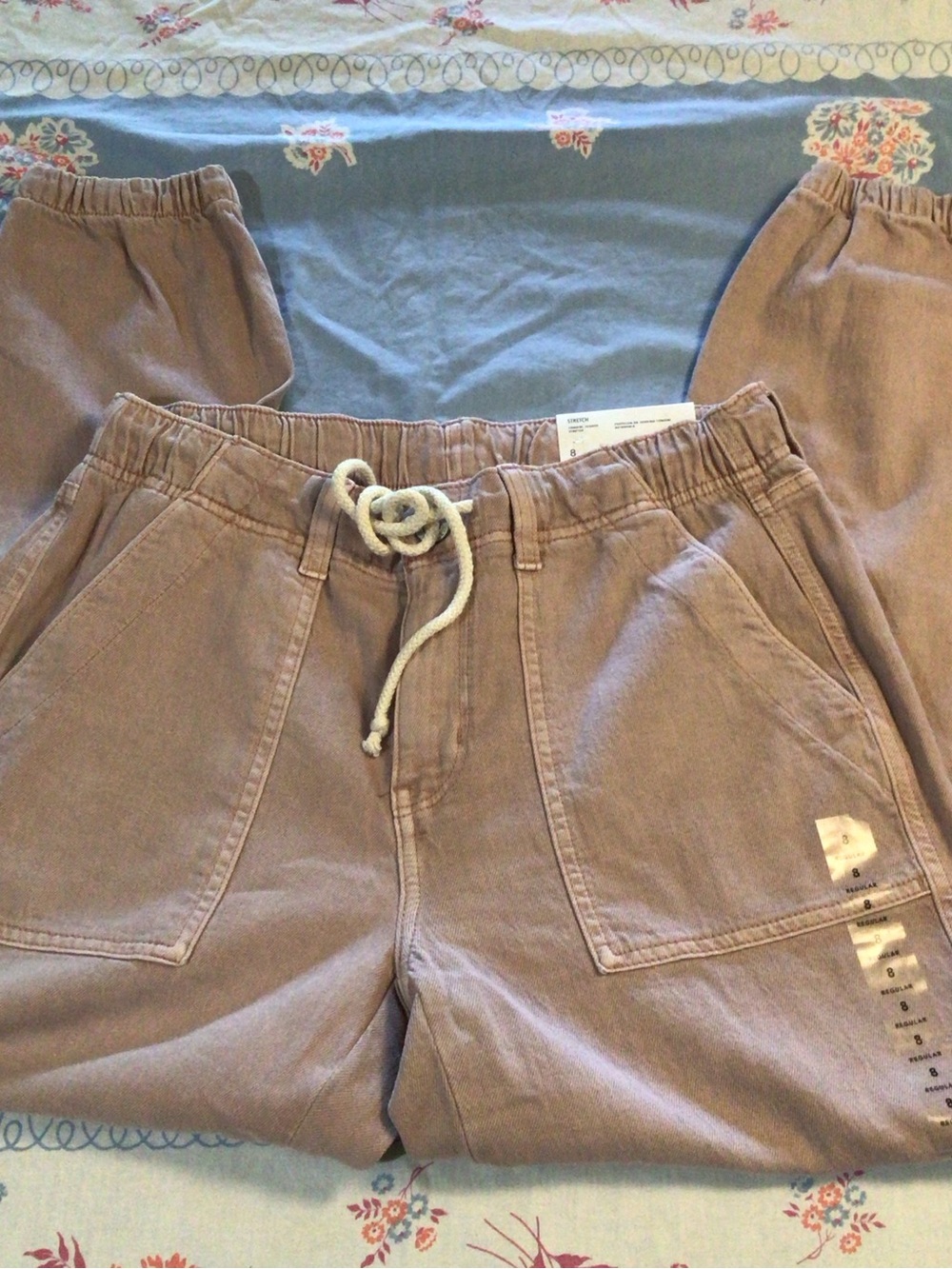 American Eagle Outfitters Mauve Drawstring Joggers